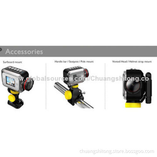 Fashionable WiFi waterproof up to 15-20m 1080P/30fps full HD camera sport action